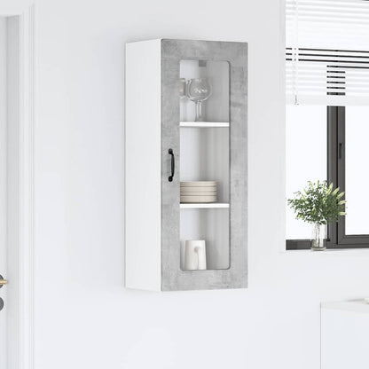 Keukenkast aan de muur met plank Beton Grijs 40 x 31 x 100 cm