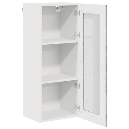 Keukenkast aan de muur met plank Beton Grijs 40 x 31 x 100 cm