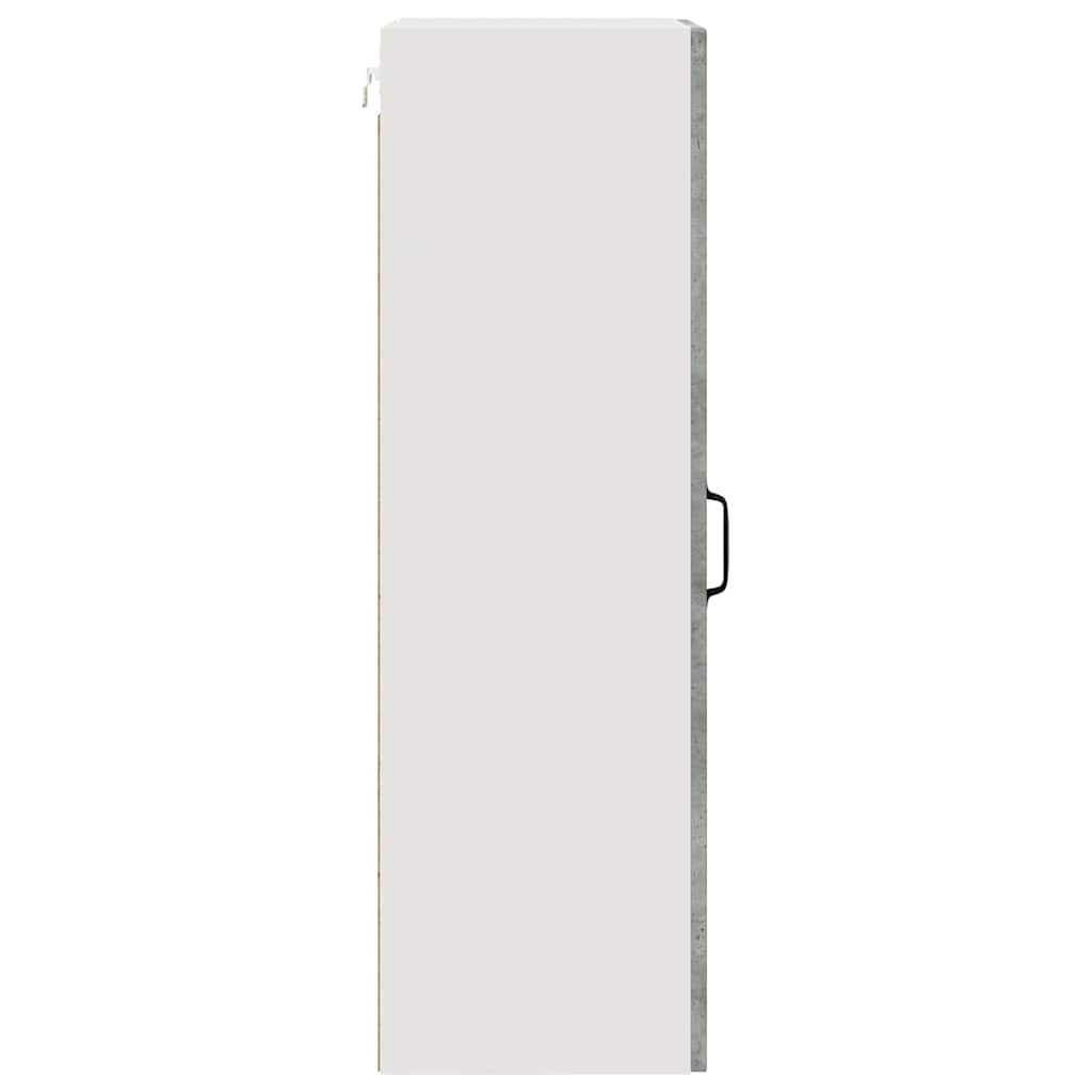 Keukenkast aan de muur met plank Beton Grijs 40 x 31 x 100 cm