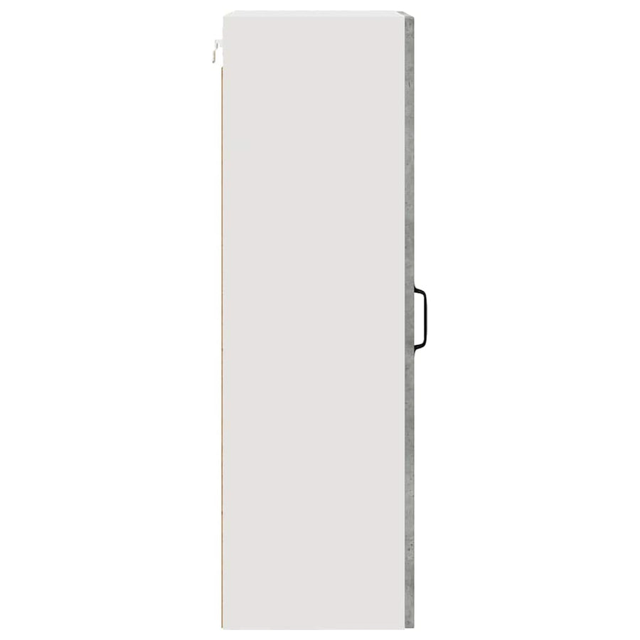 Keukenkast aan de muur met plank Beton Grijs 40 x 31 x 100 cm
