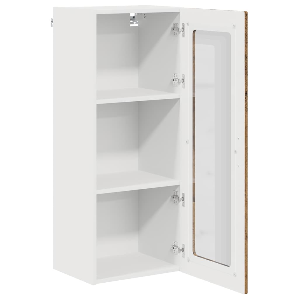 Keukenkast aan de muur met plank Gerookt eiken 40 x 31 x 100 cm