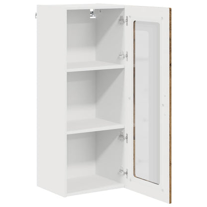 Keukenkast aan de muur met plank Gerookt eiken 40 x 31 x 100 cm