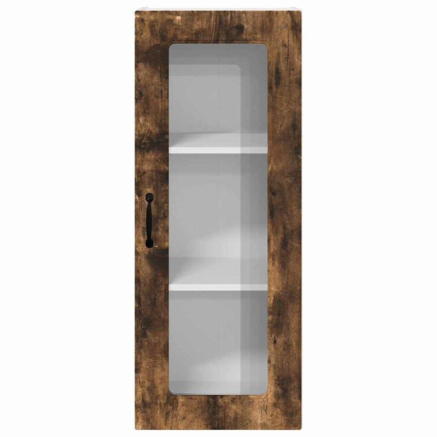 Keukenkast aan de muur met plank Gerookt eiken 40 x 31 x 100 cm