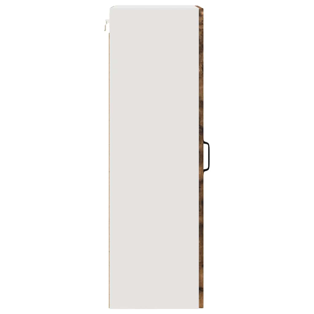 Keukenkast aan de muur met plank Gerookt eiken 40 x 31 x 100 cm