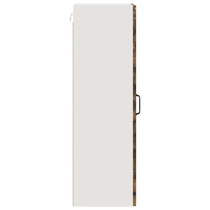 Keukenkast aan de muur met plank Gerookt eiken 40 x 31 x 100 cm