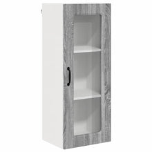 Keukenkast aan de muur met plank Grijs Sonoma 40 x 31 x 100 cm