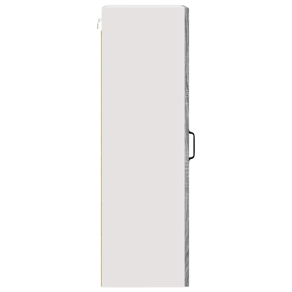 Keukenkast aan de muur met plank Grijs Sonoma 40 x 31 x 100 cm