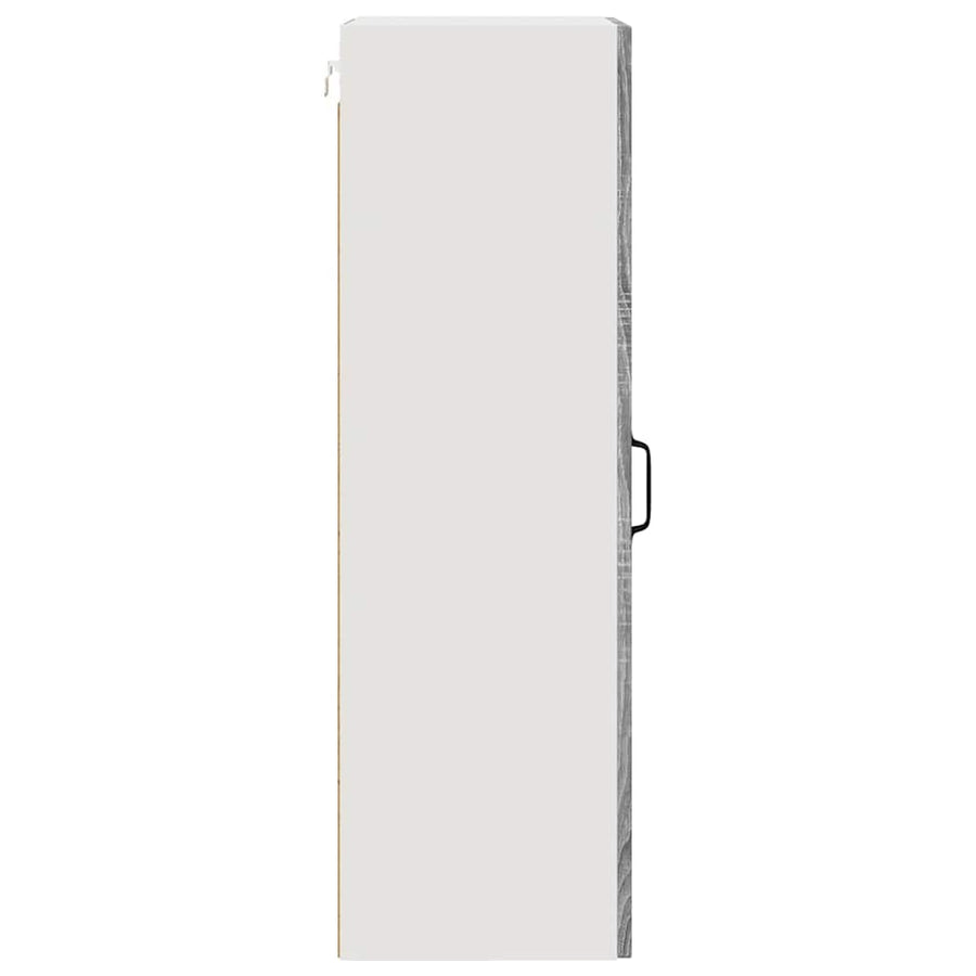 Keukenkast aan de muur met plank Grijs Sonoma 40 x 31 x 100 cm