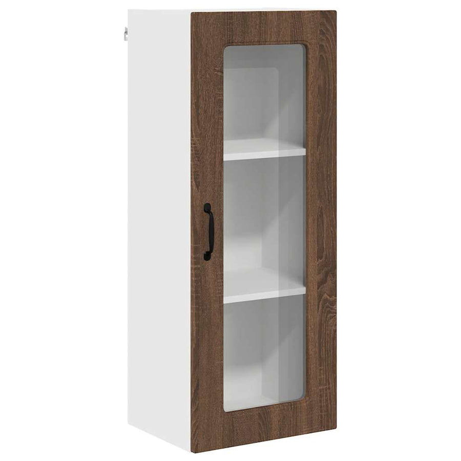 Keukenkast aan de muur met plank Bruin Eiken 40 x 31 x 100 cm