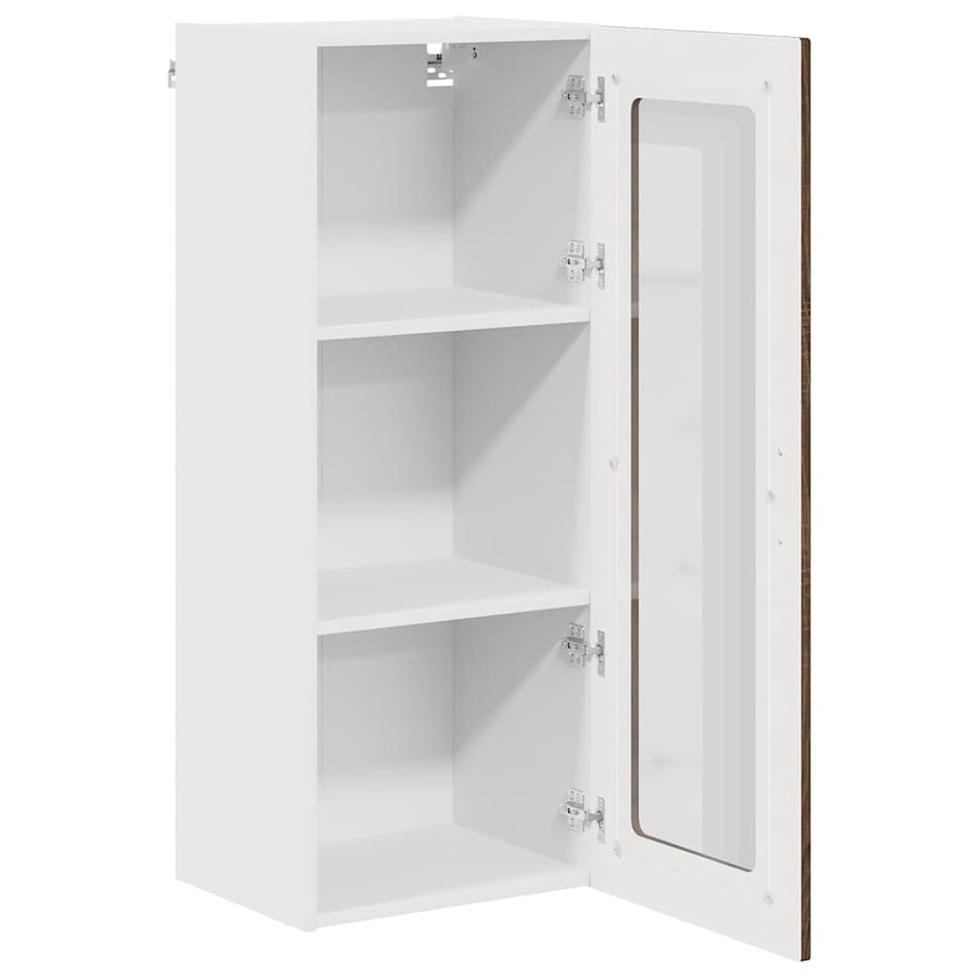 Keukenkast aan de muur met plank Bruin Eiken 40 x 31 x 100 cm