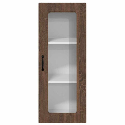 Keukenkast aan de muur met plank Bruin Eiken 40 x 31 x 100 cm