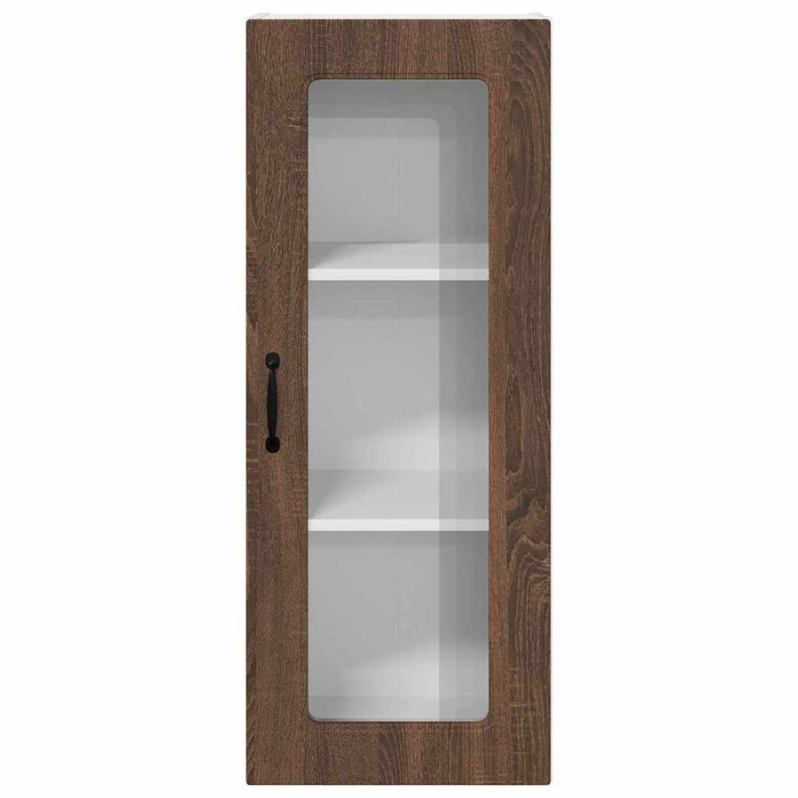 Keukenkast aan de muur met plank Bruin Eiken 40 x 31 x 100 cm