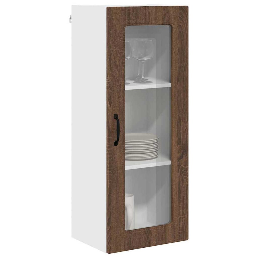 Keukenkast aan de muur met plank Bruin Eiken 40 x 31 x 100 cm
