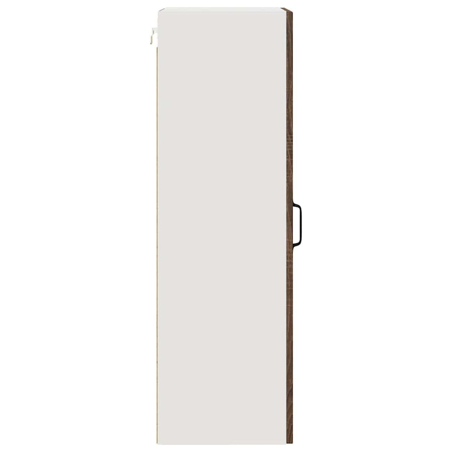 Keukenkast aan de muur met plank Bruin Eiken 40 x 31 x 100 cm
