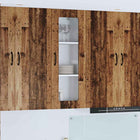 Keukenkast 40x31x100 cm oud hout bewerkt hout