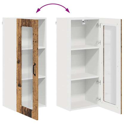 Keukenkast aan de muur Oud Hout 40 x 31 x 100 cm Bewerkt hout