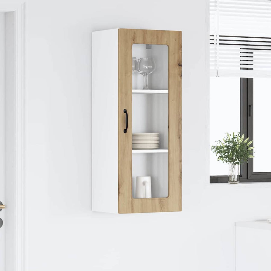 Keukenkast aan de muur met plank Artisan Eiken 40 x 31 x 100 cm