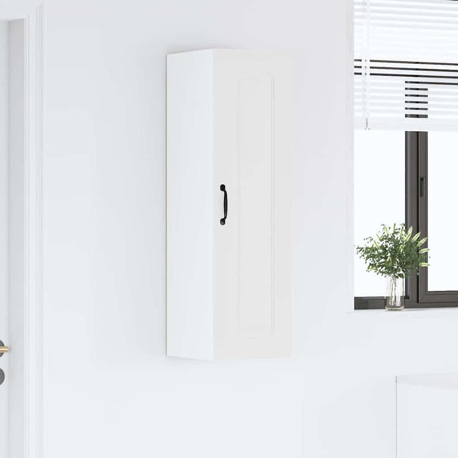 Keukenkast aan de muur Wit 30 x 31 x 100 cm Bewerkt hout