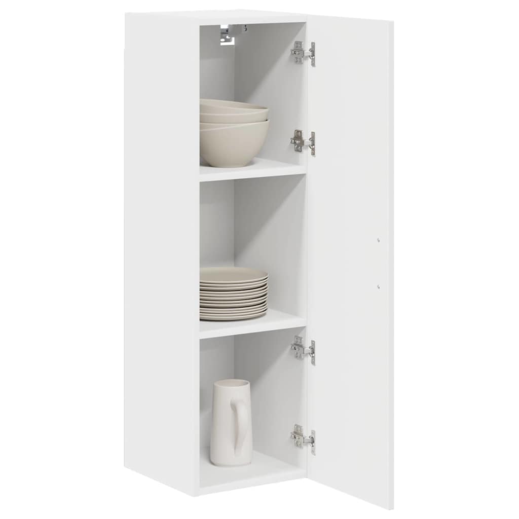 Keukenkast aan de muur Wit 30 x 31 x 100 cm Bewerkt hout