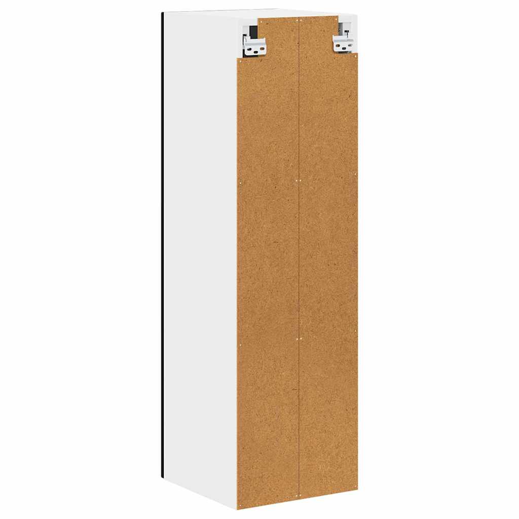 Keukenkast aan de muur Zwart 30 x 31 x 100 cm Bewerkt hout