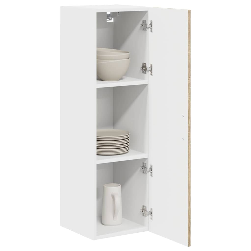 Keukenkast aan de muur met plank Sonoma Eiken 30 x 31 x 100 cm