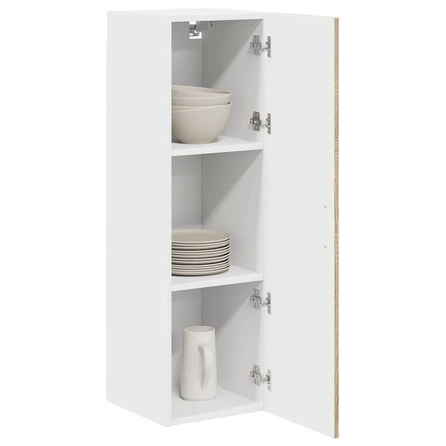 Keukenkast aan de muur met plank Sonoma Eiken 30 x 31 x 100 cm