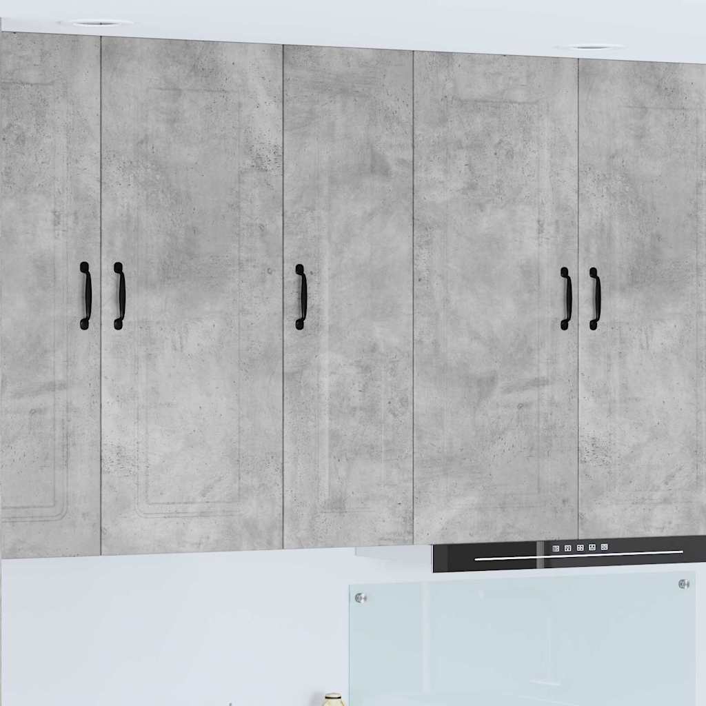 Keukenkast aan de muur met plank Beton Grijs 30 x 31 x 100 cm