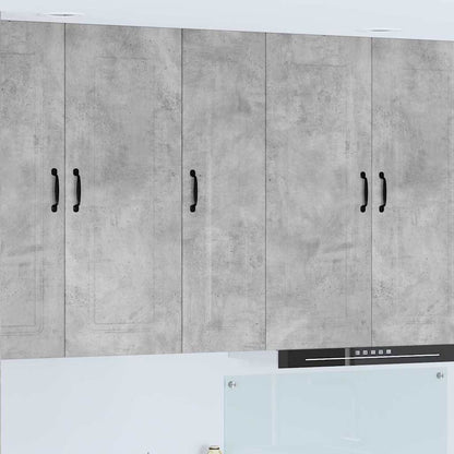 Keukenkast aan de muur met plank Beton Grijs 30 x 31 x 100 cm