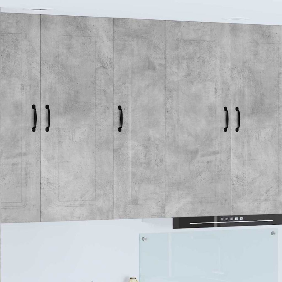 Keukenkast aan de muur met plank Beton Grijs 30 x 31 x 100 cm