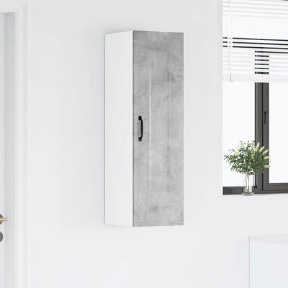 Keukenkast aan de muur met plank Beton Grijs 30 x 31 x 100 cm