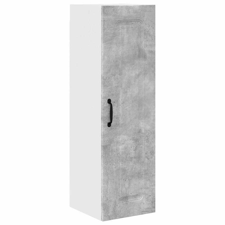 Keukenkast aan de muur met plank Beton Grijs 30 x 31 x 100 cm