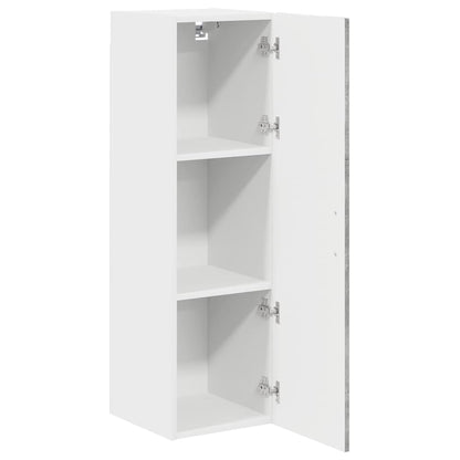 Keukenkast aan de muur met plank Beton Grijs 30 x 31 x 100 cm
