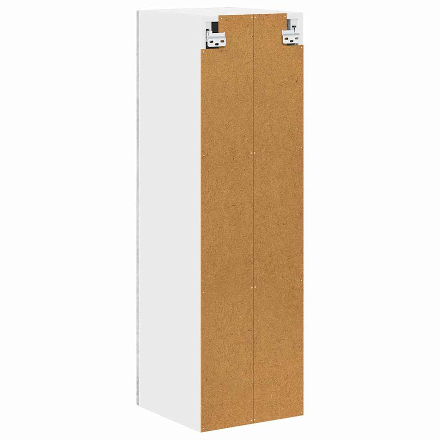 Keukenkast aan de muur met plank Beton Grijs 30 x 31 x 100 cm