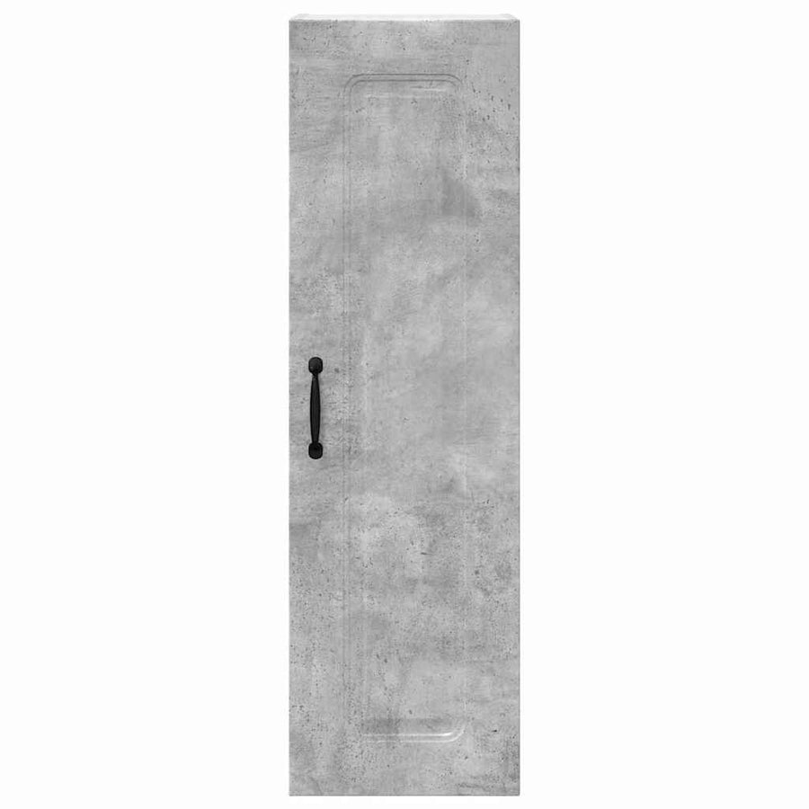 Keukenkast aan de muur met plank Beton Grijs 30 x 31 x 100 cm