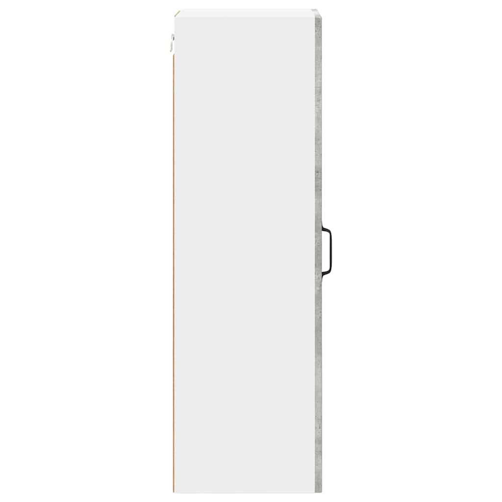 Keukenkast aan de muur met plank Beton Grijs 30 x 31 x 100 cm
