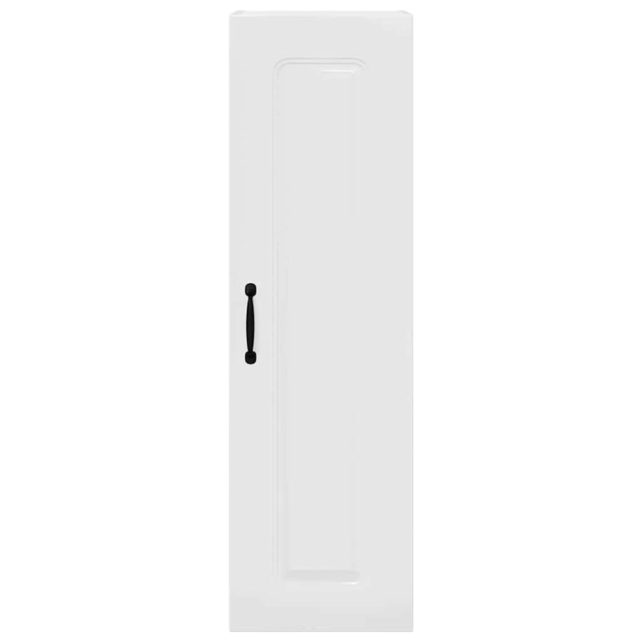 Keukenkast aan de muur met plank Hoogglans wit 30 x 31 x 100 cm