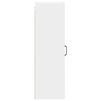 Keukenkast aan de muur met plank Hoogglans wit 30 x 31 x 100 cm