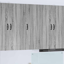 Keukenkast aan de muur met plank Grijs Sonoma 30 x 31 x 100 cm