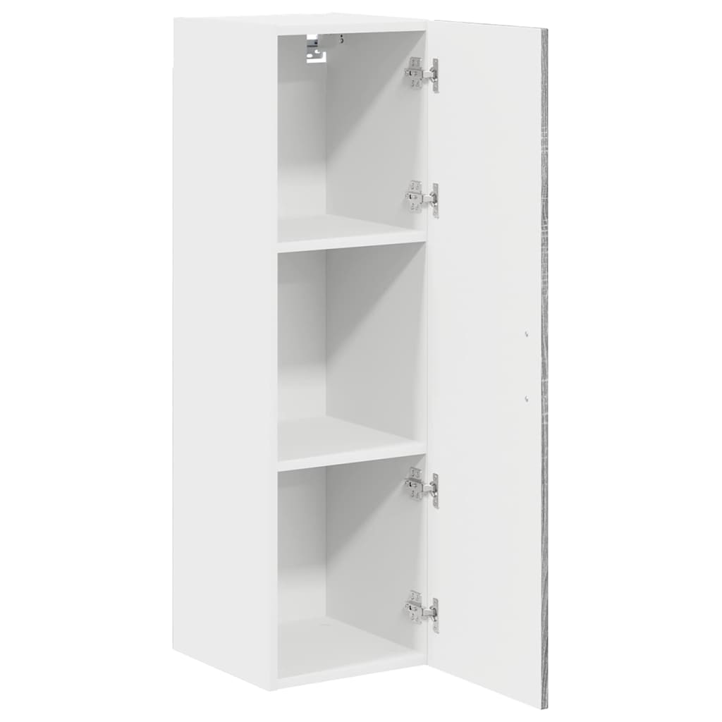 Keukenkast aan de muur met plank Grijs Sonoma 30 x 31 x 100 cm