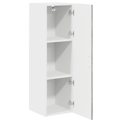 Keukenkast aan de muur met plank Grijs Sonoma 30 x 31 x 100 cm