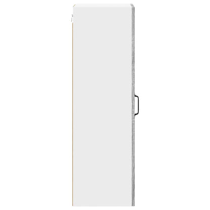 Keukenkast aan de muur met plank Grijs Sonoma 30 x 31 x 100 cm