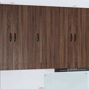Keukenkast 30x31x100 cm bruin eiken