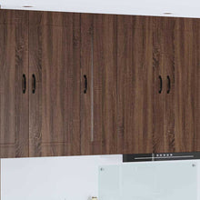 Keukenkast aan de muur met plank Bruin Eiken 30 x 31 x 100 cm