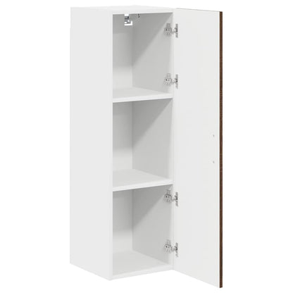 Keukenkast aan de muur met plank Bruin Eiken 30 x 31 x 100 cm