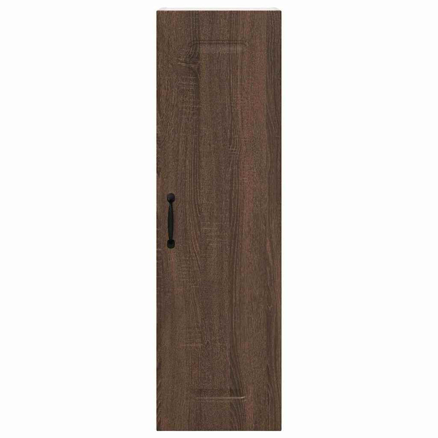 Keukenkast aan de muur met plank Bruin Eiken 30 x 31 x 100 cm