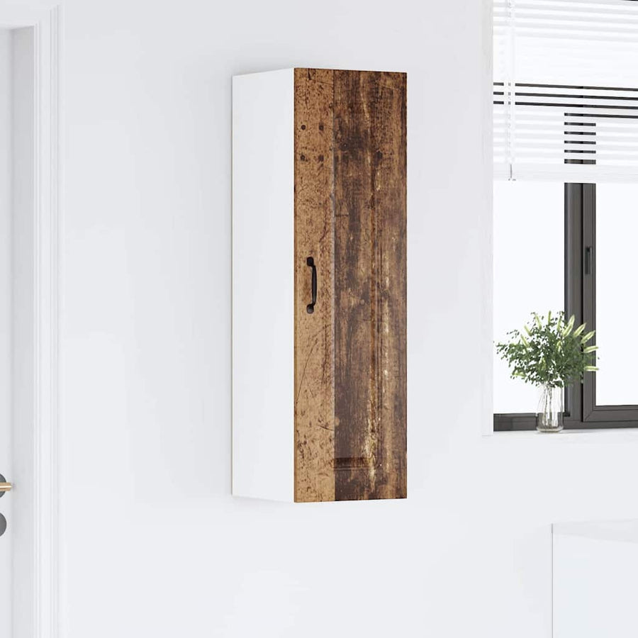 Keukenkast aan de muur Oud Hout 30 x 31 x 100 cm Bewerkt hout