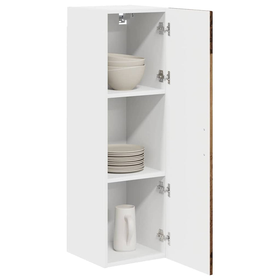 Keukenkast aan de muur Oud Hout 30 x 31 x 100 cm Bewerkt hout