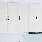 Keukenkast 40x31x100 cm wit bewerkt hout