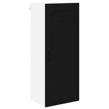 Keukenkast aan de muur Zwart 40 x 31 x 100 cm Bewerkt hout