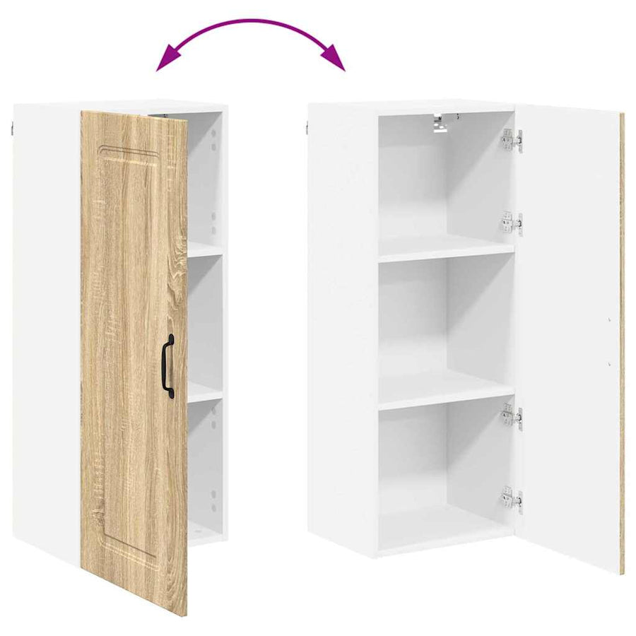 Keukenkast aan de muur met plank Sonoma Eiken 40 x 31 x 100 cm